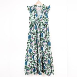 NWOT Banjanan Constance Dress, Freyja Flower White